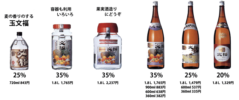 純良焼酎 文福 ぶんぷく